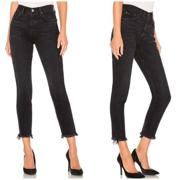 GRLFRND Denim - GRLFRND Karolina High Rise Skinny  in Black (east side) NWT Size 26